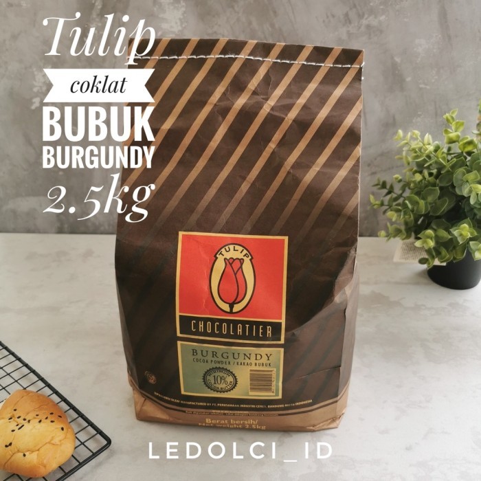 

TULIP COKLAT BUBUK COCOA POWDER BORDEAUX BURGUNDY NOIR 2.5 KG 2.5KG - BURGUNDY 2.5KG
