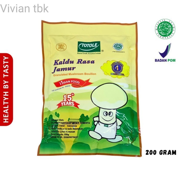 

vv Kaldu Rasa Jamur Totole Penyedap Rasa Mushroom Bouillon 200g