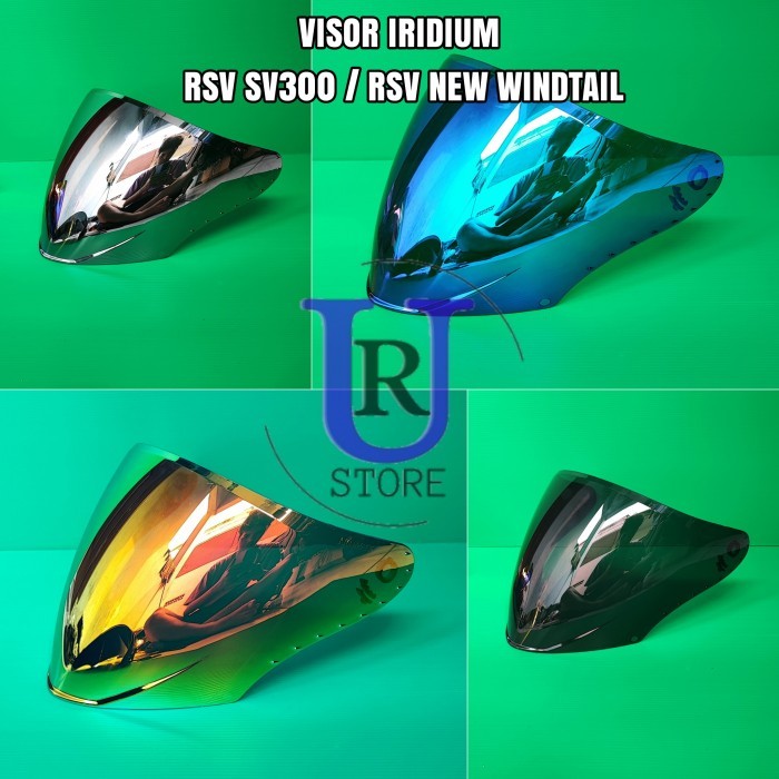 FLAT VISOR IRIDIUM HELM RSV SV300 / KACA IRIDIUM HELM RSV SV 300 / VISOR FLAT IRIDIUM RSV SV300 MODE