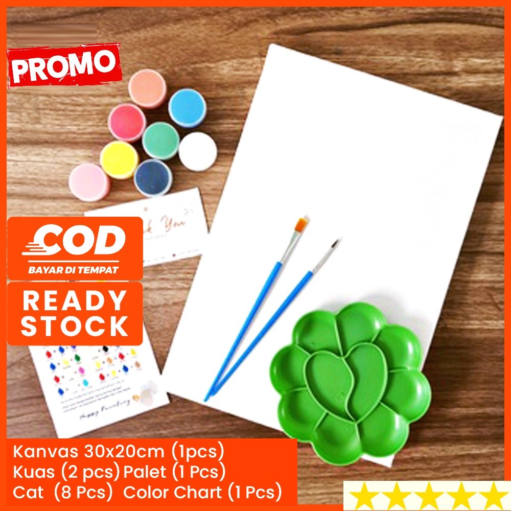 

spesial edition Paket Alat Lukis Lengkap 1 Set KANVAS 10,10