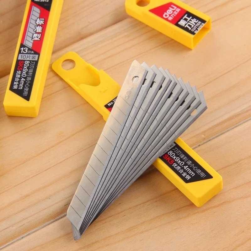 

DELI Mata Pisau Cutter Knife Blade Alloy Steel SK5 9mm 10 PCS - 2012 Murah, Berkualitas dan Bergaransi