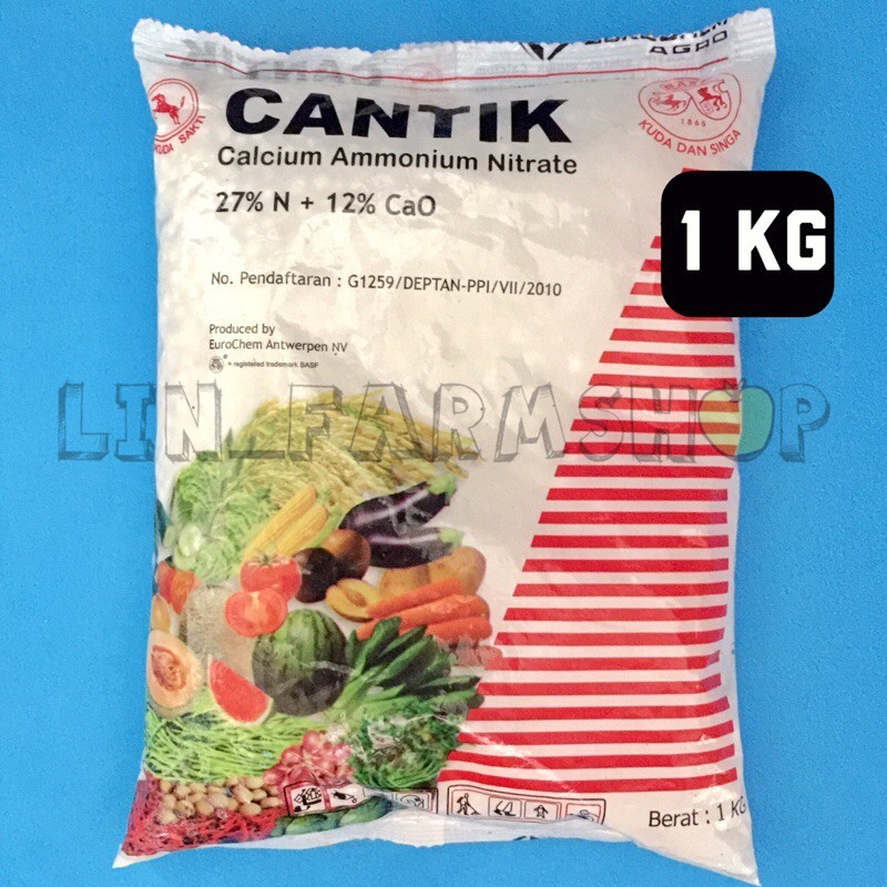 PUPUK CALSIUM AMMONIUM NITRATE CANTIK 1 KG