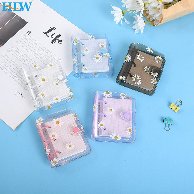 

Cute Daisy Mini 3 Holes Notebook Loose Leaf Notepad Ring Binder Hand Book Kawaii Planner School Journals Stationery