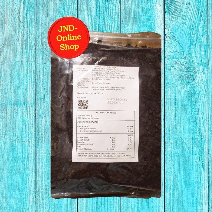 

BEST SELLER Dried Cut Wakame uk 500 gr - Original packing