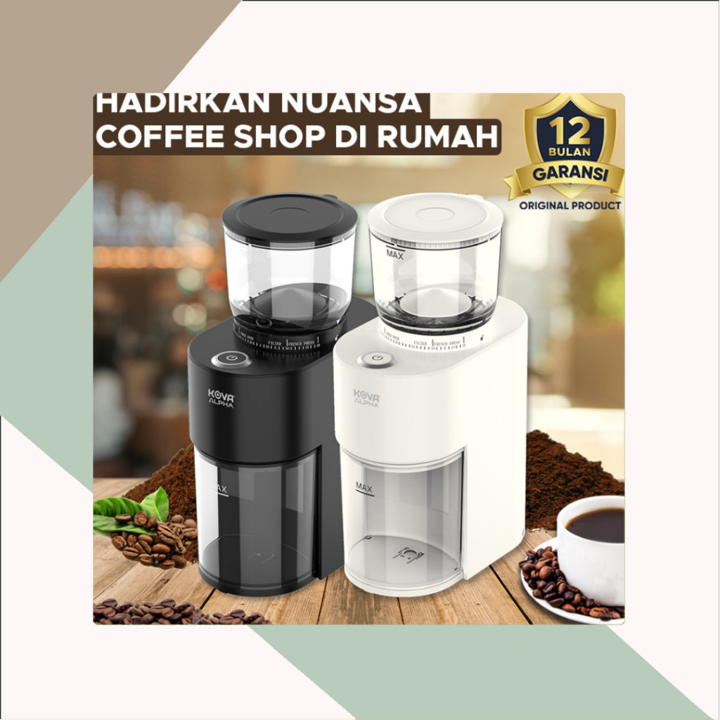 Kova Alpha Mesin Giling Biji Kopi Elektrik Coffee Grinder Electric