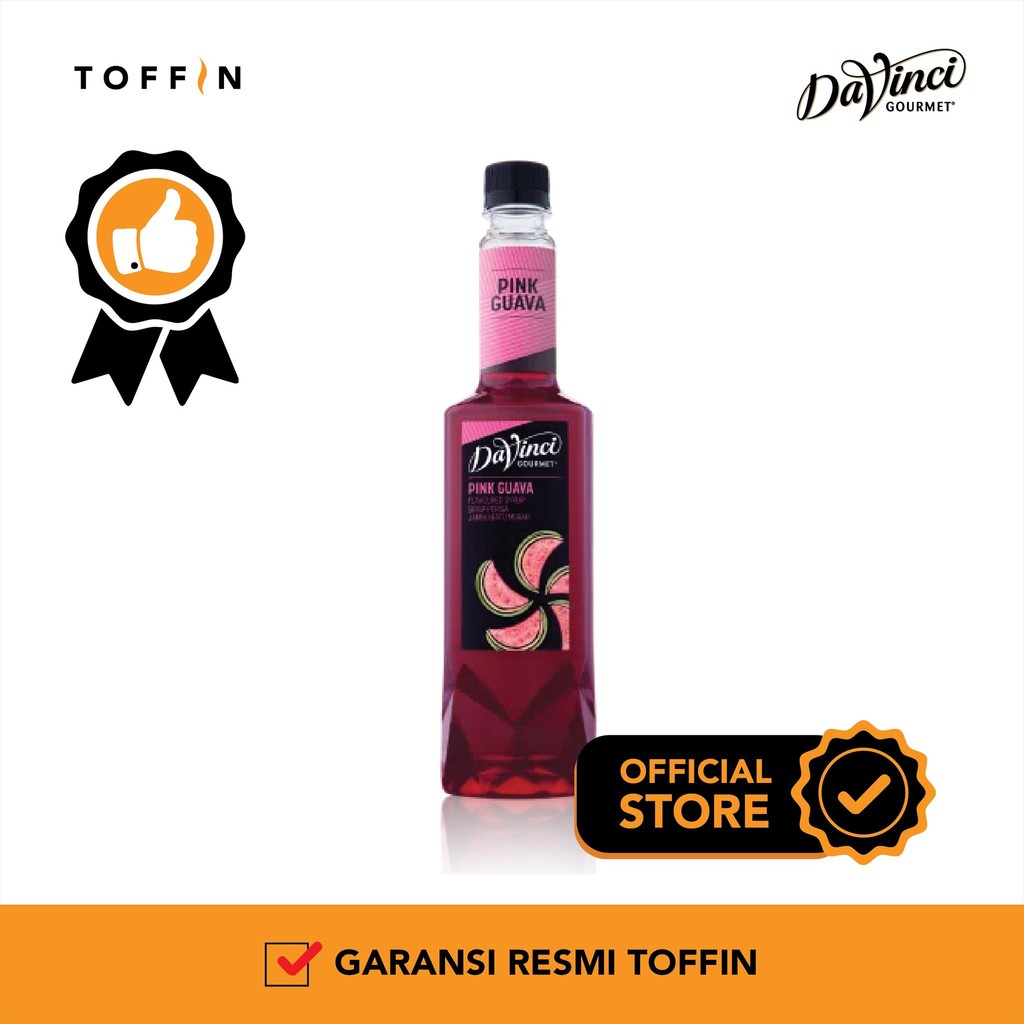 

Davinci Syrup Pink Guava 750 ML - Sirup Rasa Jambu Biji