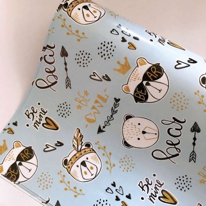 

Kertas Kado Baby Blue Bear