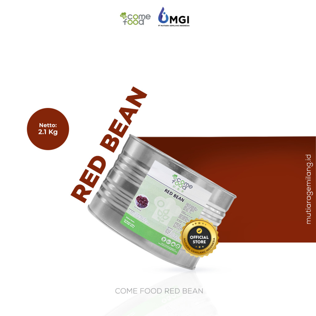 

Mutiaragemilang.id Comefood RED BEAN 2.1 KG Topping Minuman Kekinian Premium Import PT MGI