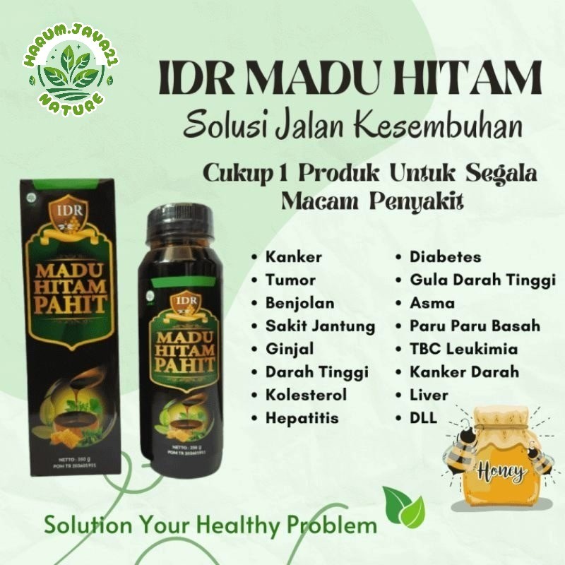 

IDR Madu Hitam Obat Herbal Mengatasi Berbagai Penyakit