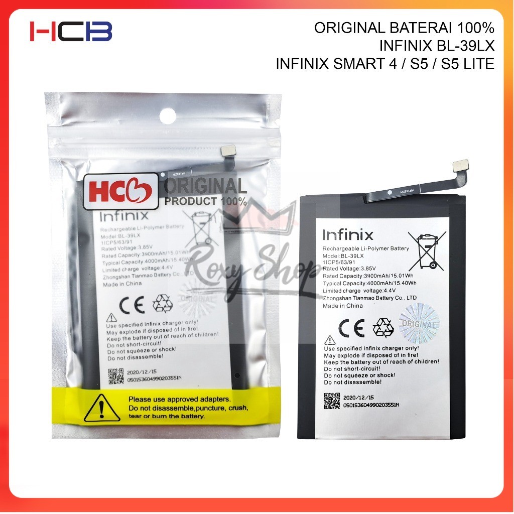 BATTERY BATERAI INFINIX BL-39LX INFINIX SMART 4 / S5 / S5 LITE ORIGINAL