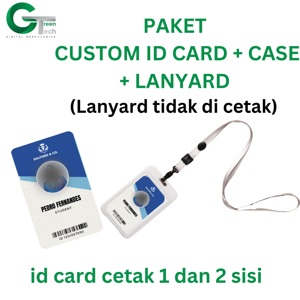 

PAKET CUSTOM ID CARD + TALI LANYARD ( LANYARD TIDAK CETAK)