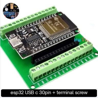 SET TYPE C USB ESP32 30PIN ESP-32 Proto screw protoscrew terminal by Inspire id