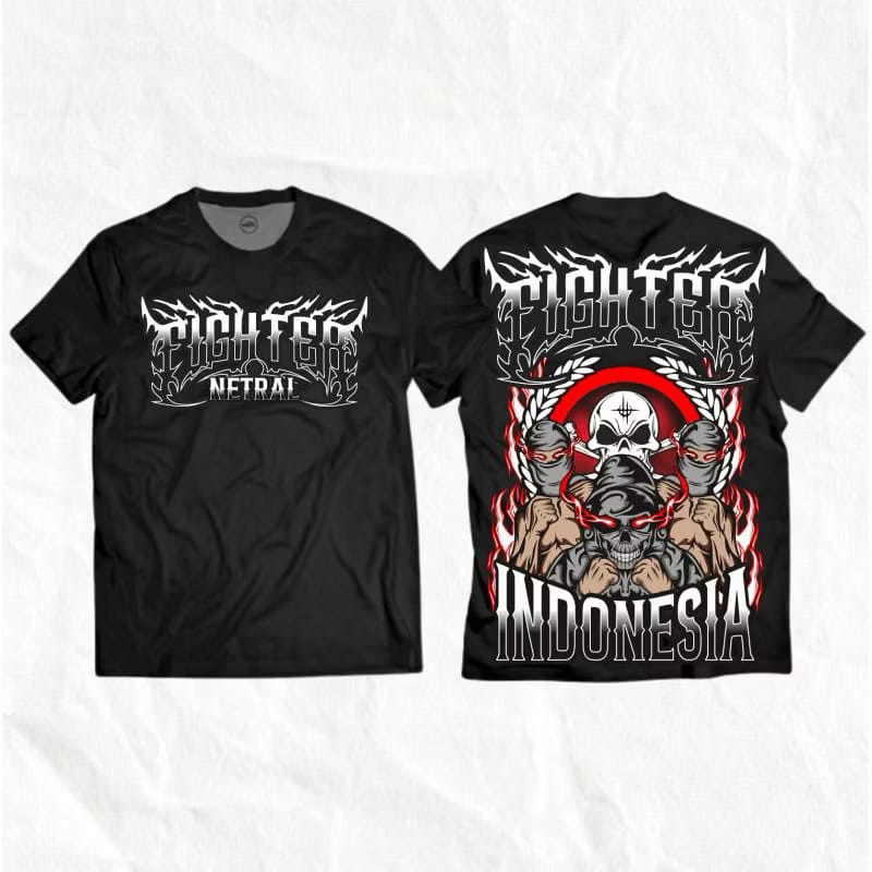 KAOS NETRAL FIGHTER NETRAL INDONESIA VOL2 - KAOS NETRAL TERBARU - KAOS NETRAL BROTHERHOOD - KAOS NET