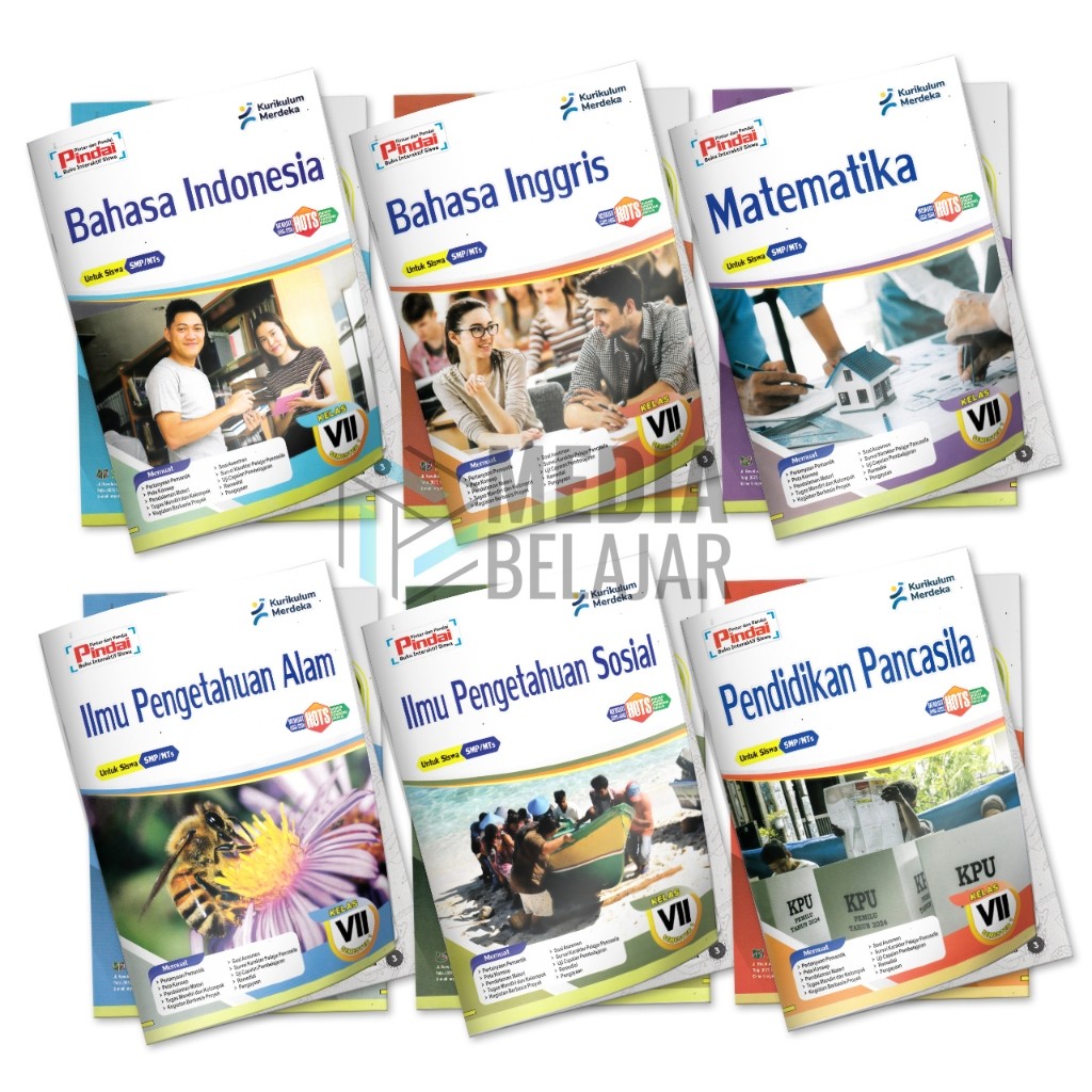 LKS Kurikulum Merdeka Pindai SMP Kelas 7 Semester 1 & Semester 2