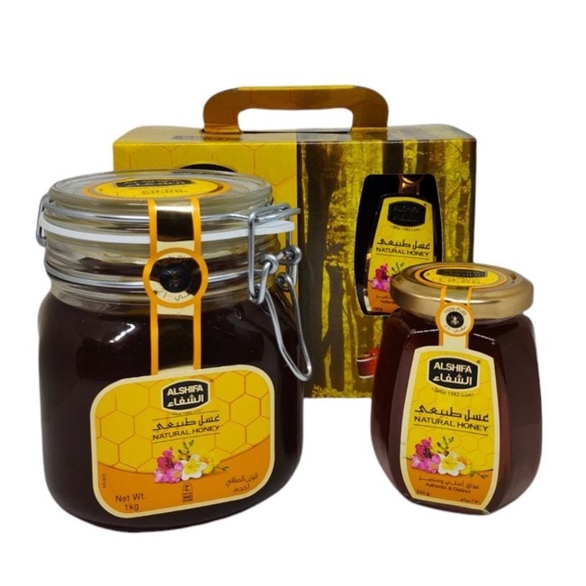 

Madu AL SHIFA 1 Kg Free 250 Gr // Paket Madu AlShifa 1kg Free 250gr Natural Honey Original | Madu Kashmir Combo