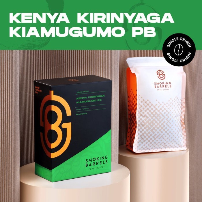 

Kenya Kirinyaga Kiamugumo Peaberry (Specialty Arabica Coffee) - Smoking Barrels