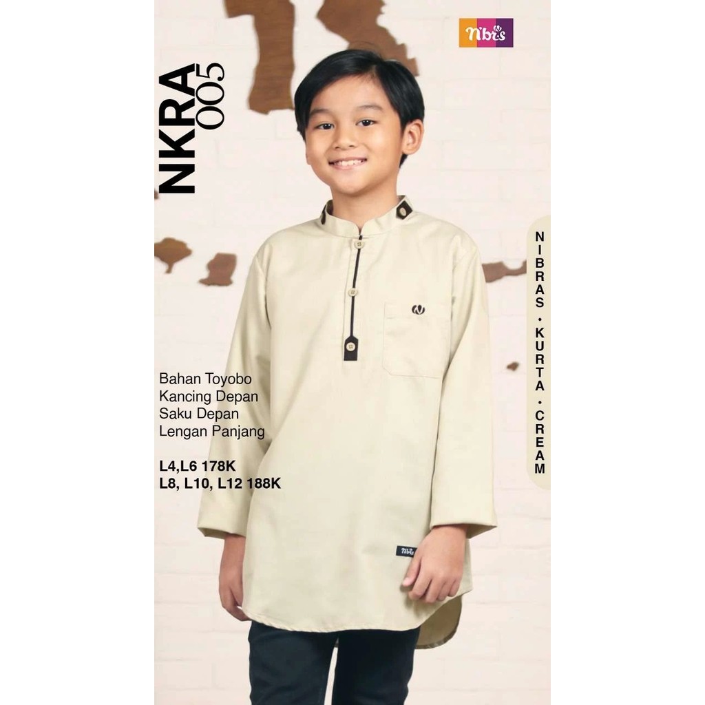 NIBRAS - Nkra 005 Dailywear Baju Koko Anak Laki Laki by Nibras