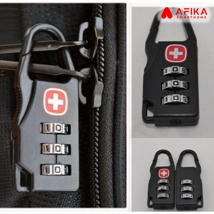 Gembok Koper Pengaman Kode Kombinasi Angka Digital