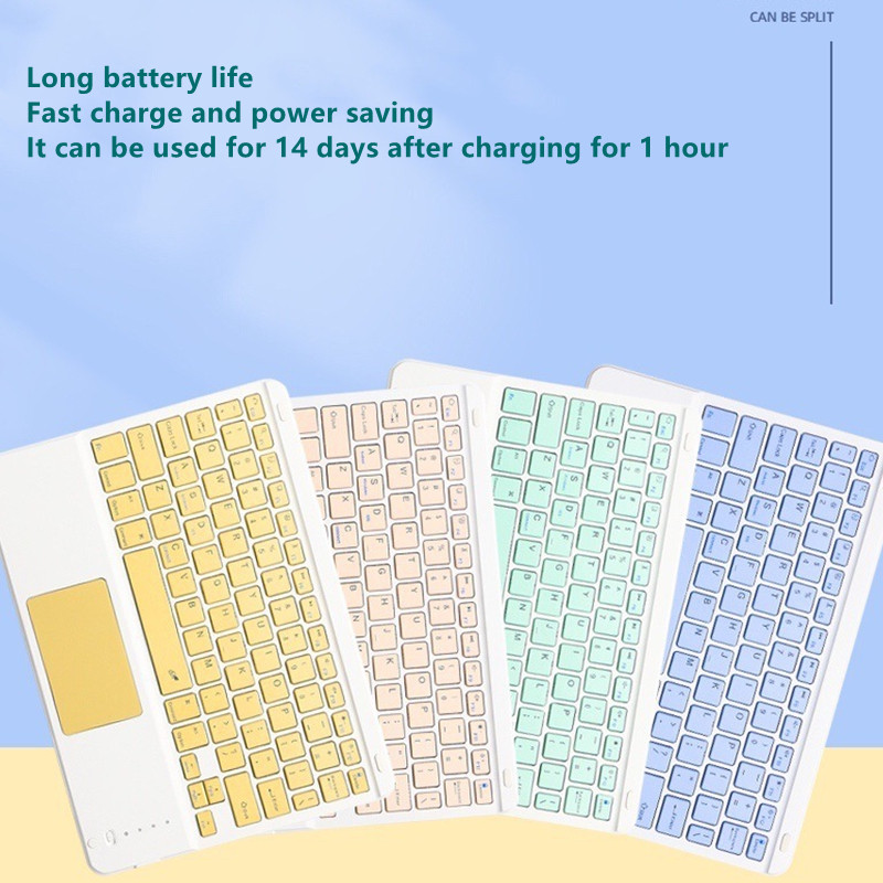 Touchpad Wireless Bluetooth Keyboard Portable MINI Keypad For Ipad iPhone Samsung Huawei Xiaomi Tabl