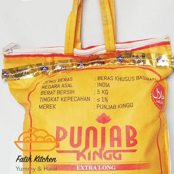 

Punjab Kingg 5 kg Beras Basmati, Cocok Untuk Diet & Diabetes, Halal