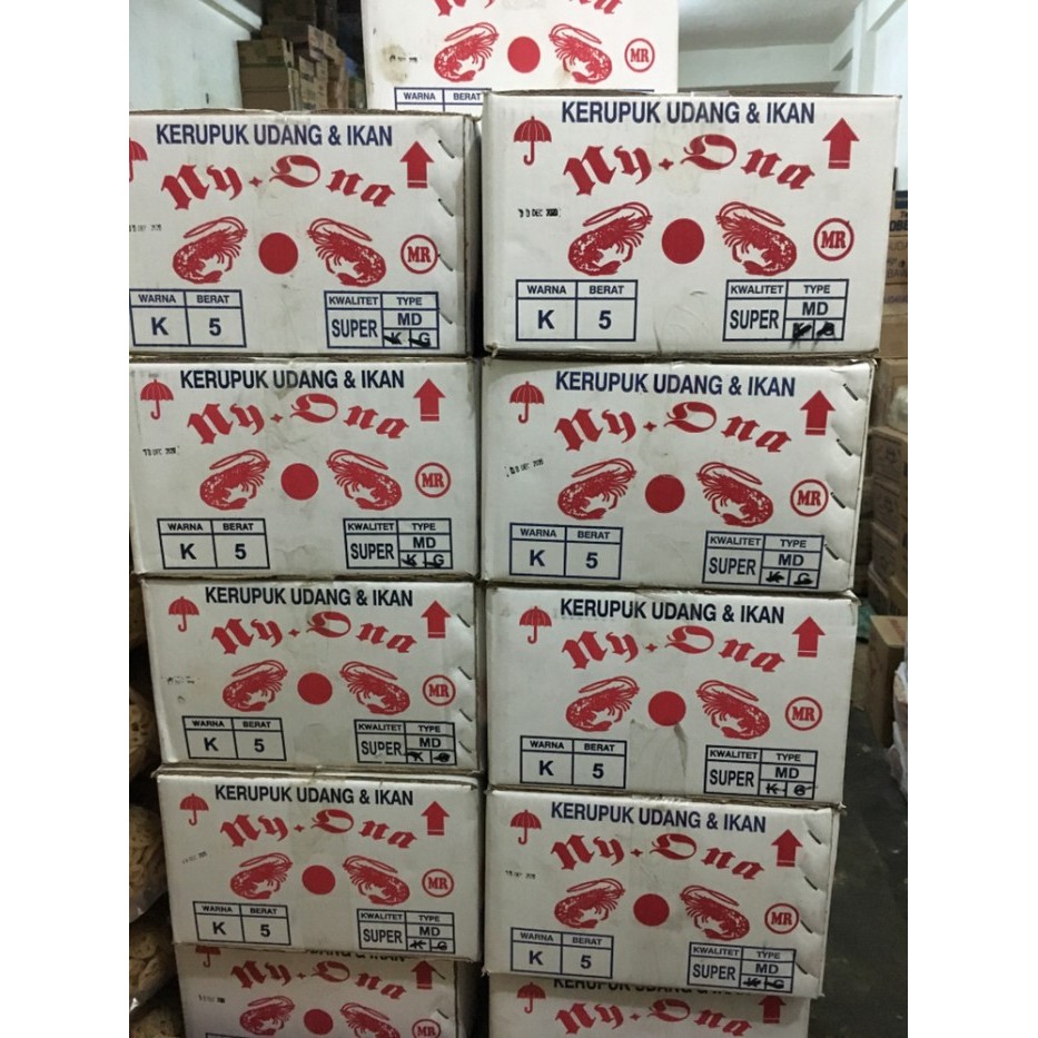 

Kerupuk Udang Ny Ona 5kg / Kerupuk Udang Nyonya Ona Dus 5kg