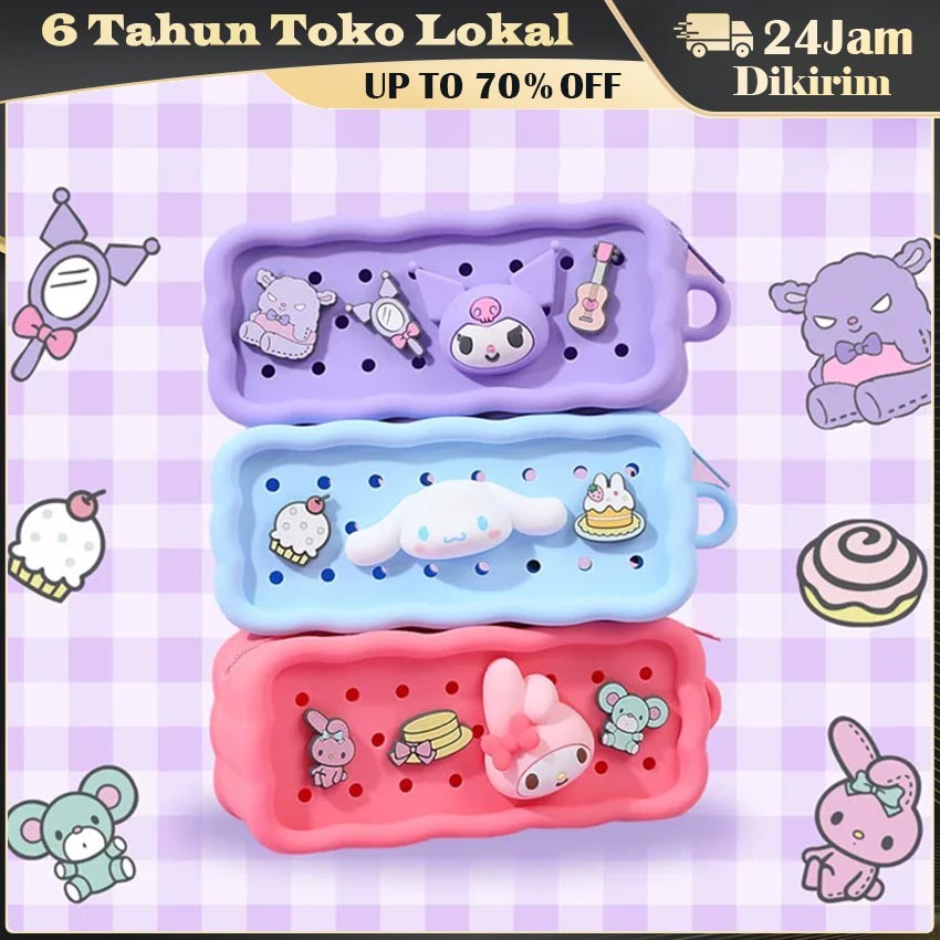 

Kotak Pensil Silikon / Sanrio Pensil Case / Kartun Tempat Pensil Karakter Lucu