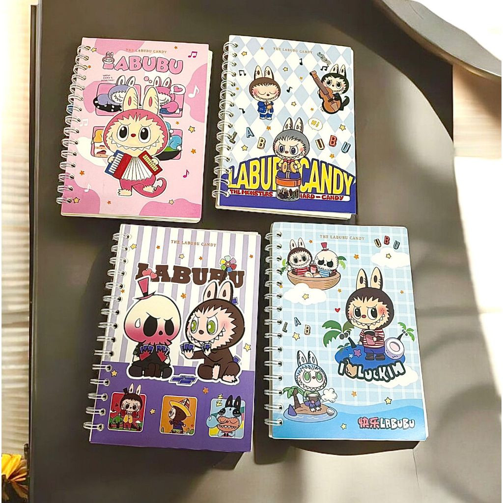 

(AJ) LABUBU Buku Tulis Ring A5 /Notebook A5/Buku Tulis Sekolah stationery paper kertas