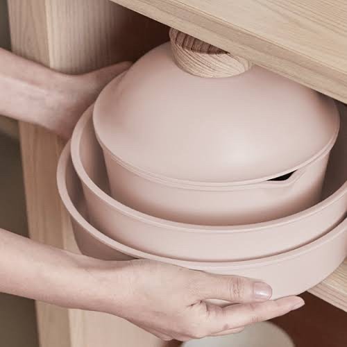 Modori Sodam Cookware Set Panci Korea - Pink