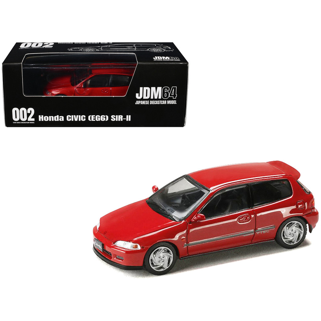 HOBBY JAPAN HONDA CIVIC EG6 SIR II MILANO RED MERAH DIECAST