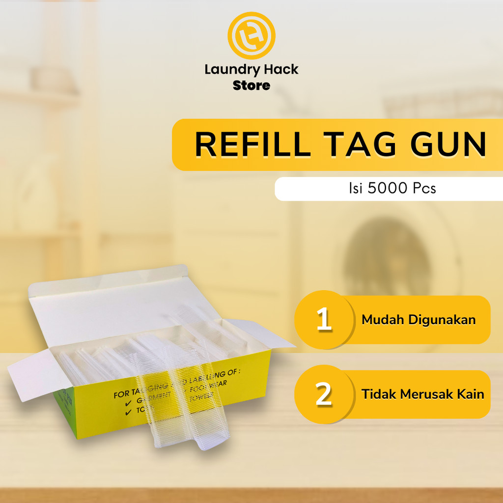 

TAG PIN ISI REFILL TAG GUN 1 BOX 5000 PCS