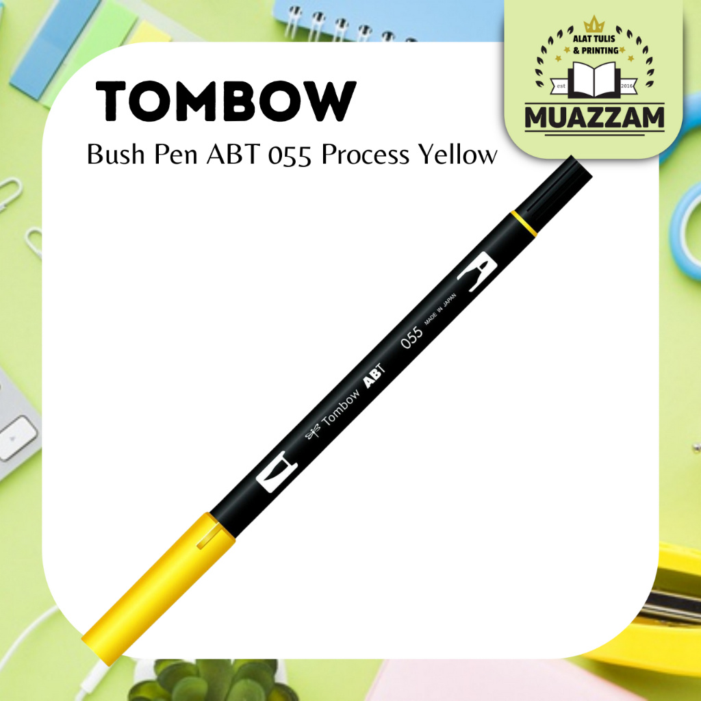 

Tombow ABT Dual Brush Pen 055 Process Yellow