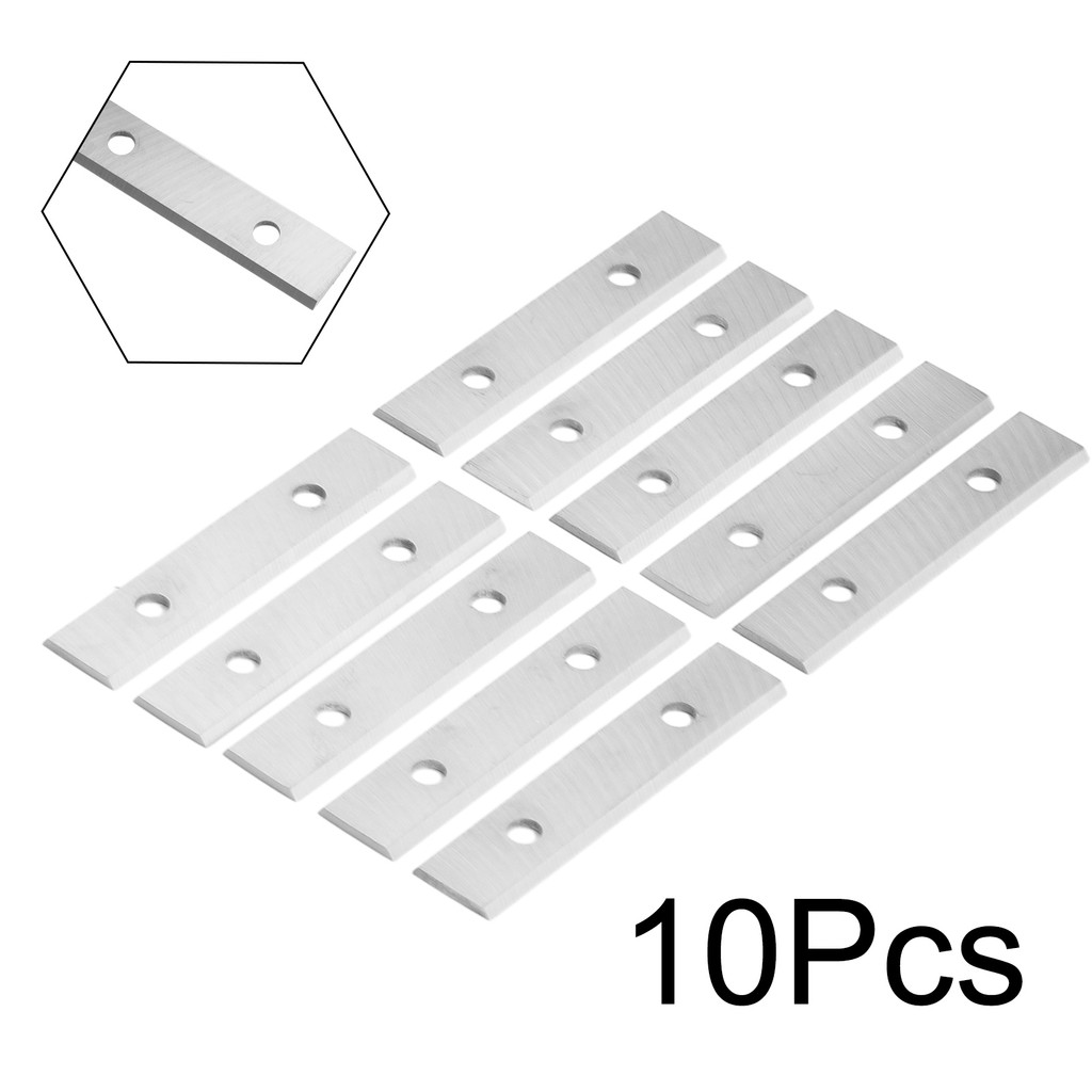 

Pieces Wood Surfacing Planing Cutterheads Double Edged Blades Paint Scraper Blades Square Carbide Inserts Cutter