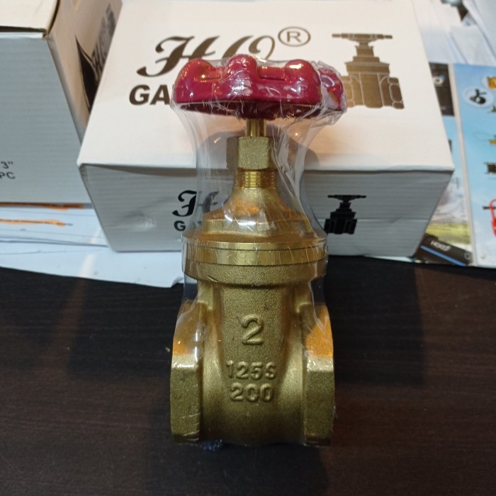 GATE VALVE BRASS HQ 2.5 INCH -TSA