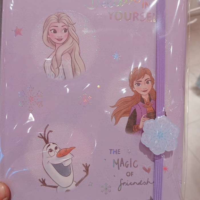 

MINISO Disney Frozen 2.0 A5 Hardcover Book - Buku Tulis Hardcover - Notebook