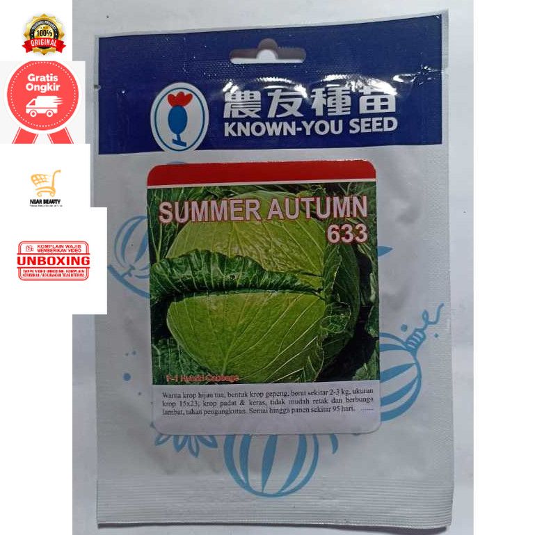 Benih kubis SUMMER AUTUMN 633 - 15 GRAM