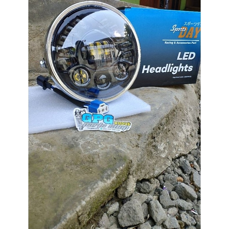 Daymaker Ninja ss Lampu Reflektor Depan Daymaker Ninja R SS Set Batok
