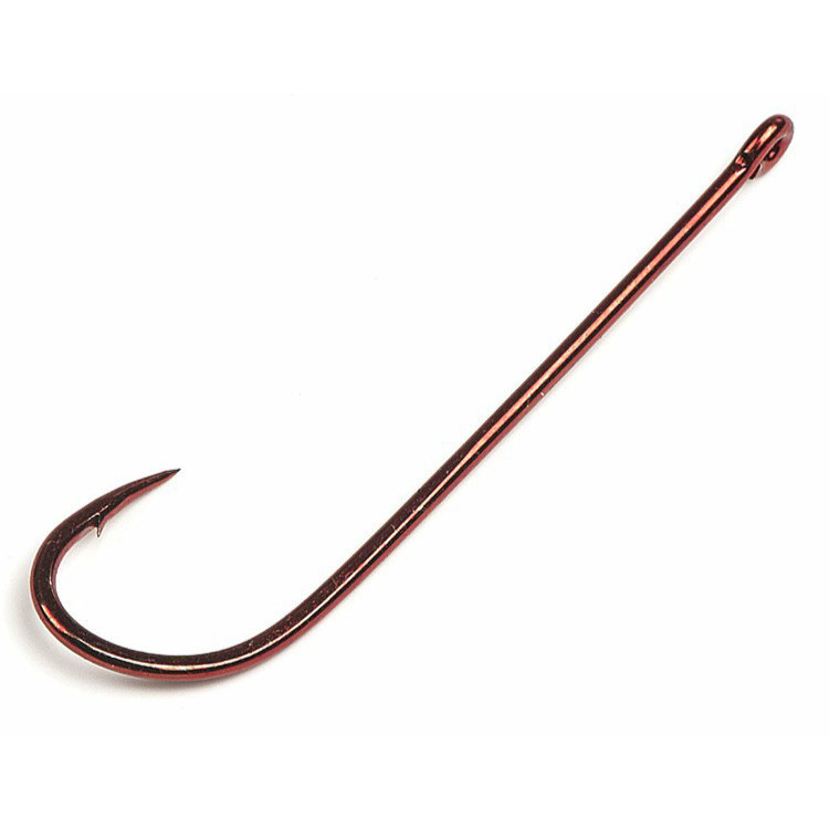 Original Mustad Hooks for Sea Fishing Pesca 90234 High Carbon Steel Hook Blood Worm Hooks Bait Barbe