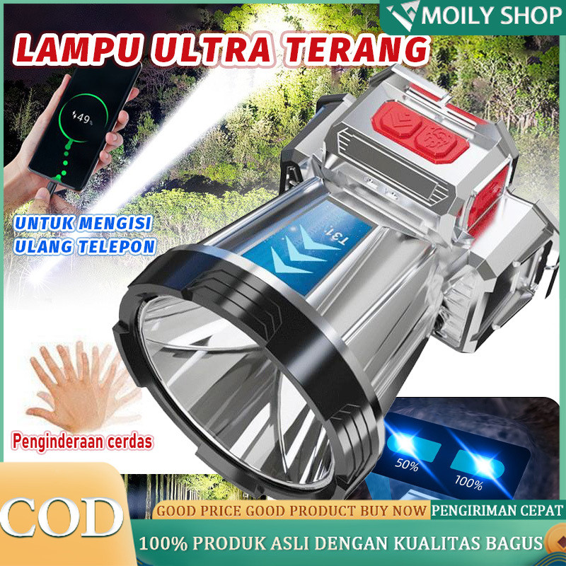 LED Headlamp 1200Watt Penerangan Senter Kepala Headlamp Super Terang Outdoor Camping Berburu Hiking 