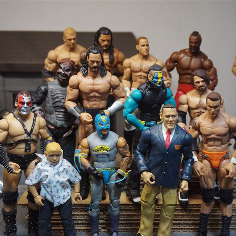 Aew Figure Hulk Hogan John Cena Dwayne Johnson Action Figure Wrestling Figurine Display Collectible 