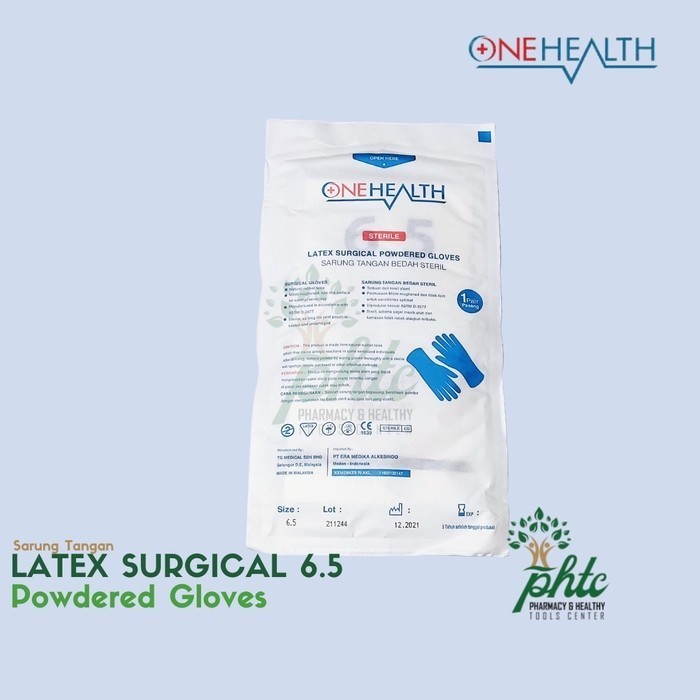 ONEHEALTH Sarung Tangan Steril l Handskun l Latex Surgical l Handscoon