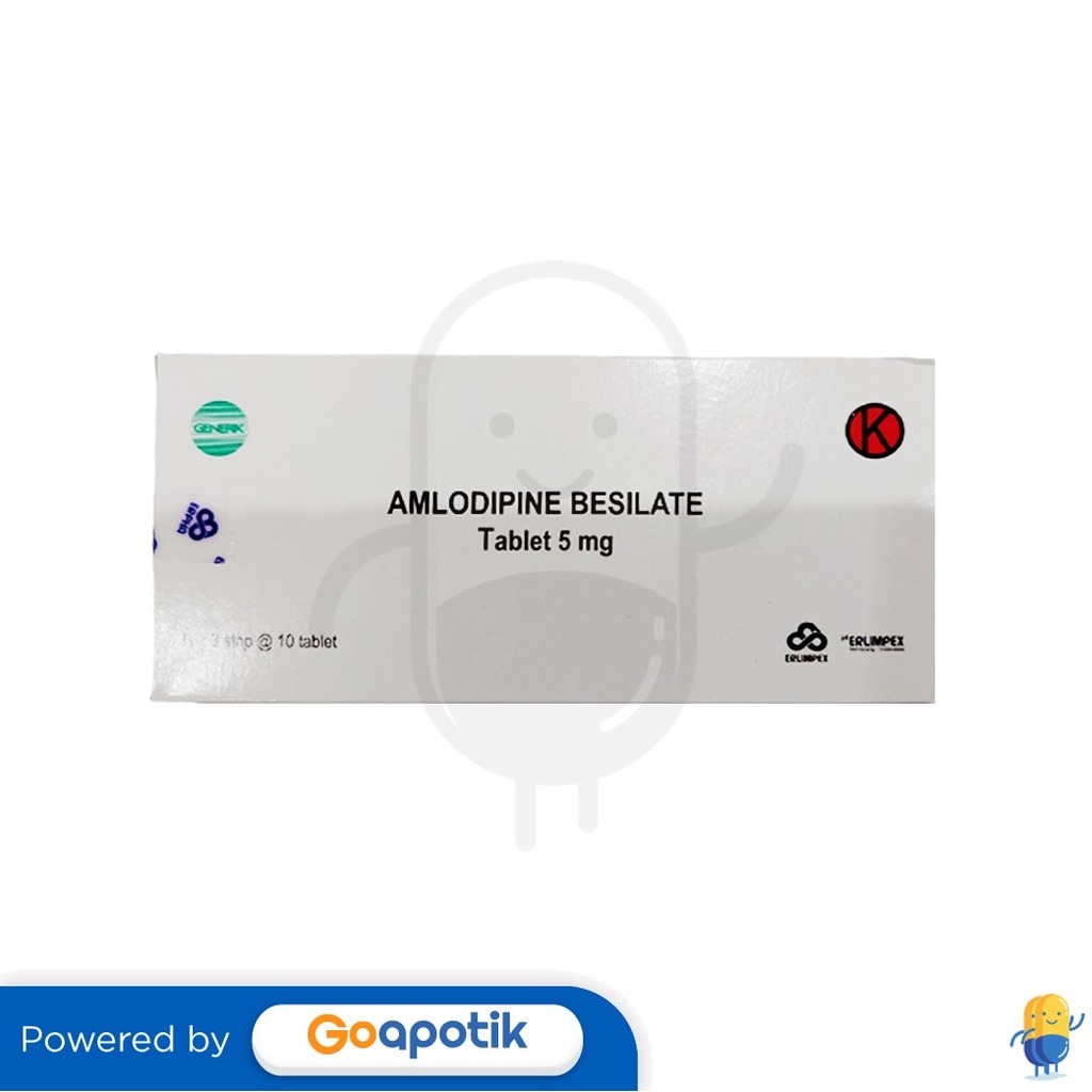 Amlodipine Erlimpex 5 Mg Box 30 Tablet