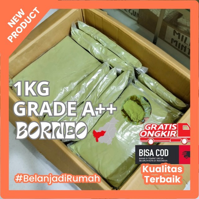 

Kherhathoum Green Asli Hulu Keratuhm Power Powder A+++(S+) 1kg