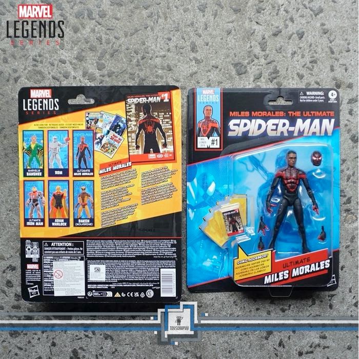 Marvel Legends MILES MORALES The Ultimate Spider Man Spiderman Mini Comic