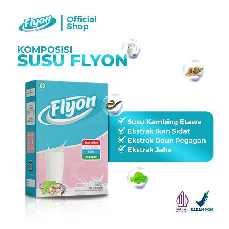 Susu Flyon Dewasa Varian Original BPOM Bubuk Etawa Milk