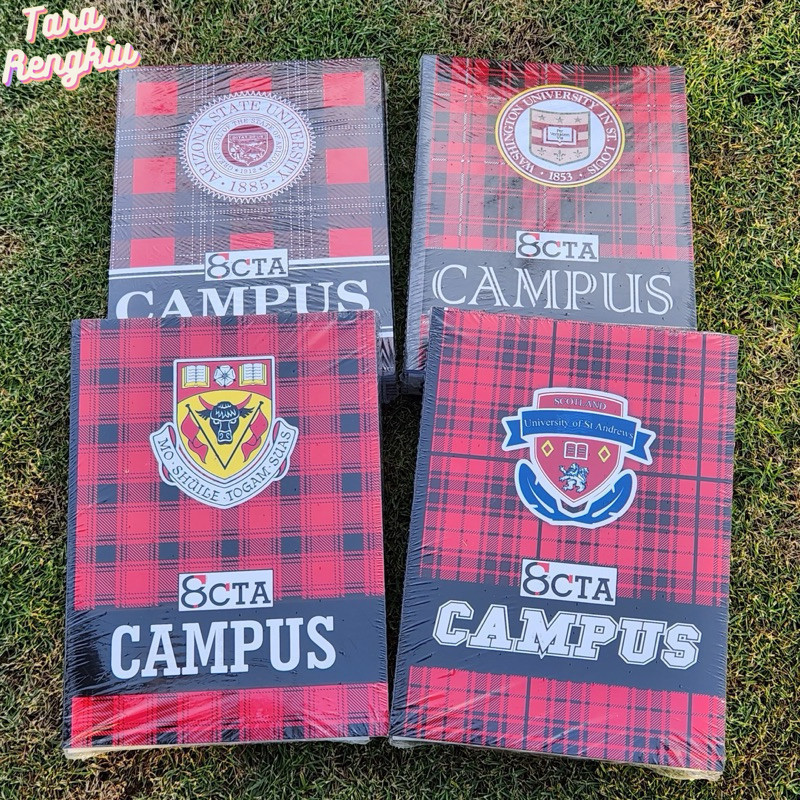 

ACE - 10pcs Buku Tulis Octa Campus 36 Lembar dan Buku Tulis Segitiga Quarto