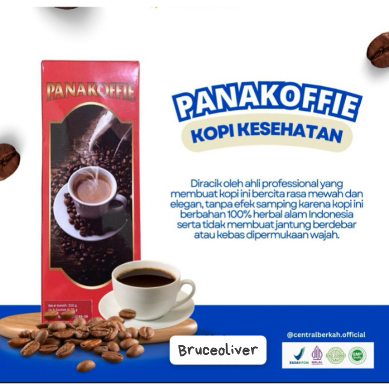 

Kopi Panakoffie Minuman serbuk instan 1 box isi 5 sachet original
