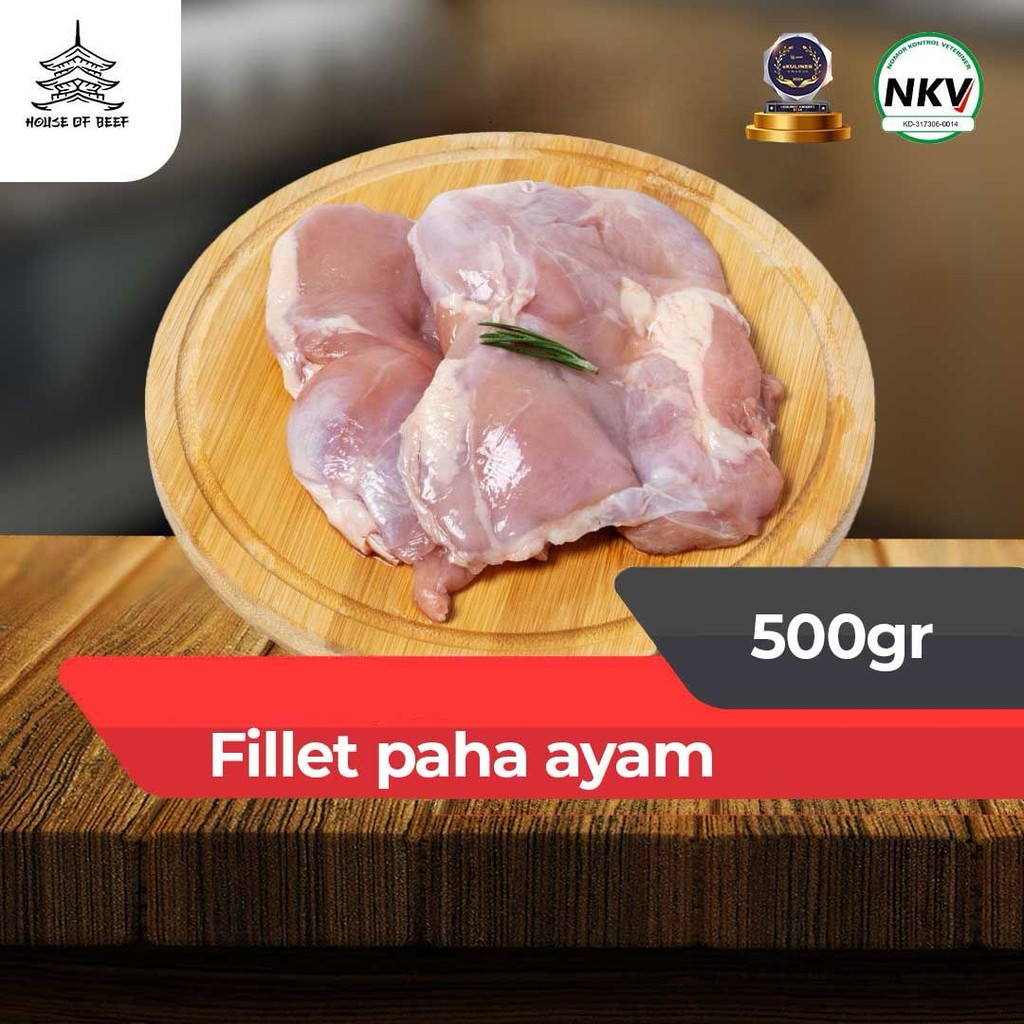 

Fillet paha ayam tanpa kulit dan tulang 500 gr