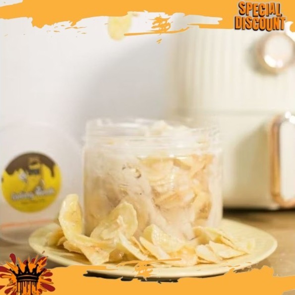 

1 NICE TASTED Keripik Pisang Coklat Lumer / Gedang Wenak / Varian Toples (Rasa Tiramisu) JZL