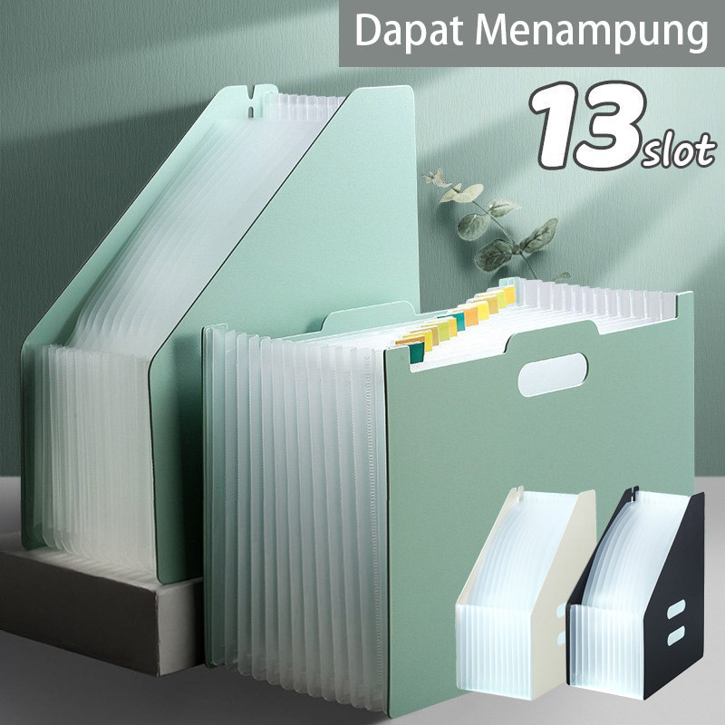 

CARAT Standing File Organizer Folder File A4 File Folder Document Bag Tas Dokumen File
