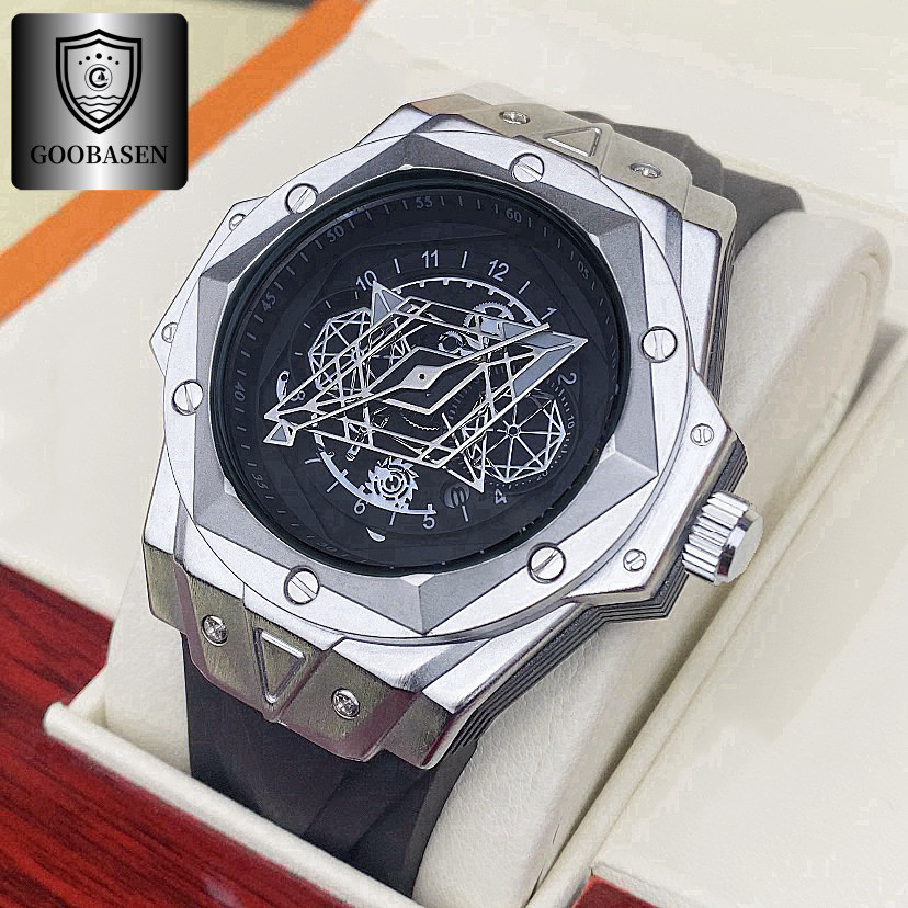 

Jam Tangan Pria Gubosen Tattoo Trendy Serbaguna Tahan Air Kalender Luminous